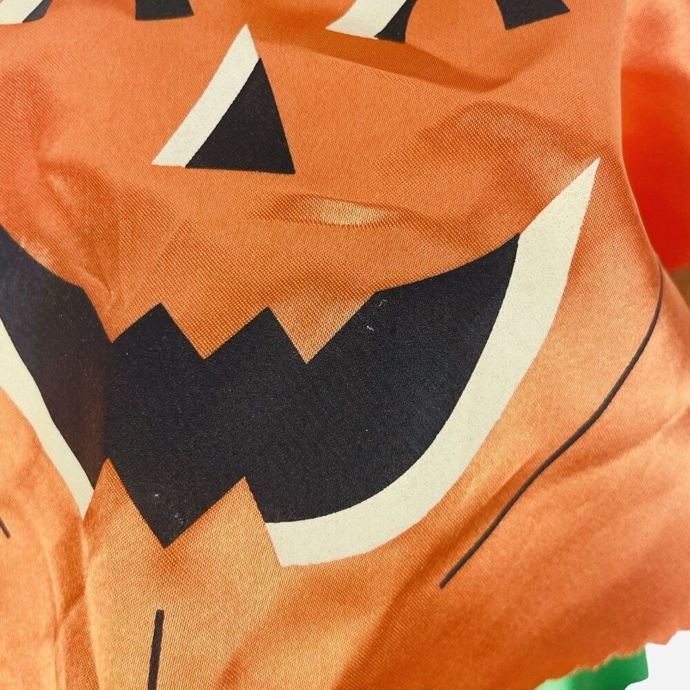 RARE Vintage Dan Dee Pumpkin Teddy Bear Halloween Trick or Treat Plush Hard Body - Picture 12 of 16